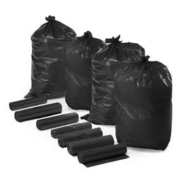 Особопрочной цвет сумок отброса ХДПЭ Ресиклабле напечатанный таможней черный