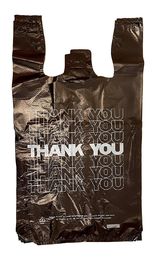 Полиэтиленовый пакет ХДПЭ материальный, спасибо футболка уносит черноту сумок 18 микронов – 500 сумок в случай