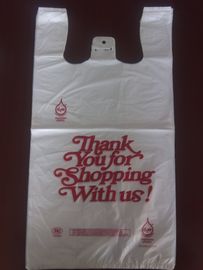 хозяйственная сумка футболки 13мик 300+160*525мм белая пластиковая - 1000/Касе, материал ХДПЭ
