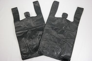 Пластиковая Сумк-черная простая выбитая сумка 11,5 &quot; кс6.5 &quot; кс21.5» 13 мик футболки - 100 сумки/пачек, черный цвет