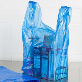 Уньпринтед выбитый размер голубого цвета хозяйственных сумок футболки выполненный на заказ