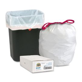 Красочные Биодеградабле сумки отброса, таможня напечатали мешки для мусора Дравстринг