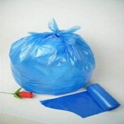 Коммерчески голубые пластиковые сумки отброса 30 литров уплотнение звезды толщины 10 микронов