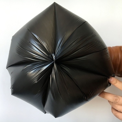 Напечатанное изготовленное на заказ сумок отброса черного особопрочного OEM HDPE пластиковое Recyclable