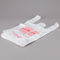 Розничная белая пластмасса благодарит вас кладет в мешки, изготовленные на заказ сумки футболки для бакалеи