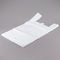 Сумки футболки ЛДПЭ материальные белые пластиковые, многоразовые персонализированные сумки футболки
