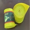Уплотнение дна Hdpe возлагает пластиковые сумки отброса желтеет ясное голубое 70*110 см 50mic